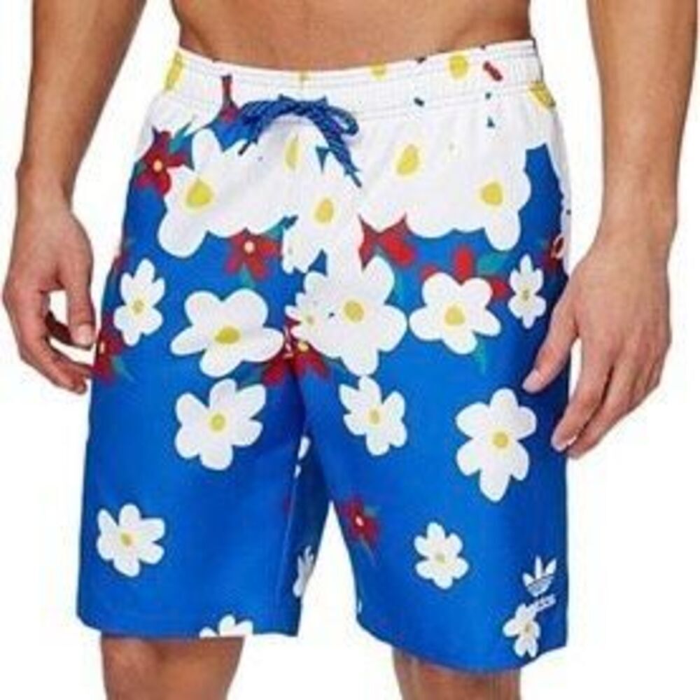 ADIDAS X Pharrell Williams Mens Kauwela Daisy Swim Trunks shorts size XS